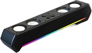 Caixa de som bluetooth potente com 4 alto falantes 30w soundbar pc