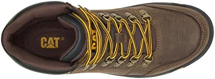 Cat Footwear Men's Outline Soft Toe Work Boot, Seal Brown, 9 Wide | Image 6