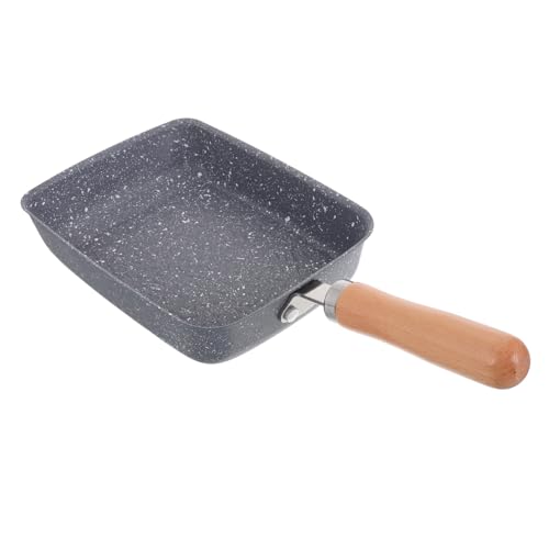 IMIKEYA Sartén Cuadrada Antiadherente para Tamagoyaki Sartén Multifuncional de Martillado para Tortillas y Pancakes Compatible con Cocinas de Inducción y Gas