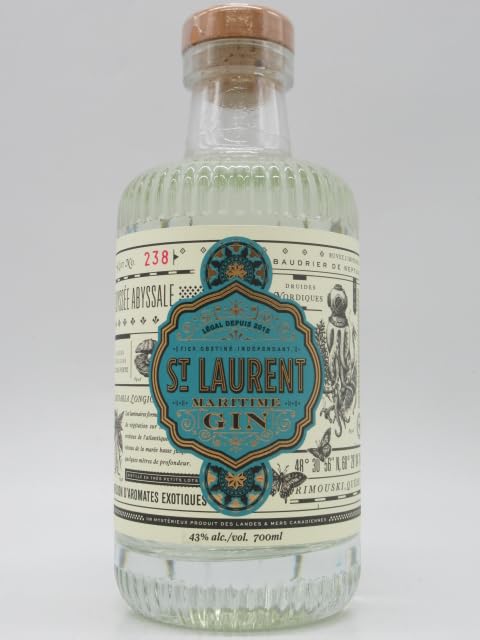 Amazon.co.jp: サン ローラン ジン 43度 750ml □昆布を使用した珍しい