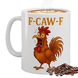 Genérico Taza De Café - Decoración Hogar Divertida Cerámica - 330 Ml Taza De Café Con Gallo,Para Té Leche Latte Cappuccino Cerveza Vino Sala Oficina Viaje Picnic Cumpleaños Mujeres Hombres