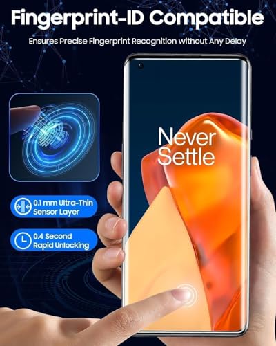 Image of Mothca Curved UV Tempered Glass Screen Protector for Tecno Pova Curve 2 5G | Transparent | Pack of 2 | Full Screen Coverage with UV Installation Kit