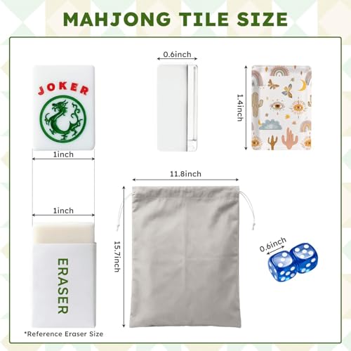 Set de Fichas American Mahjong Acrílico 166 Piezas miniatura 2
