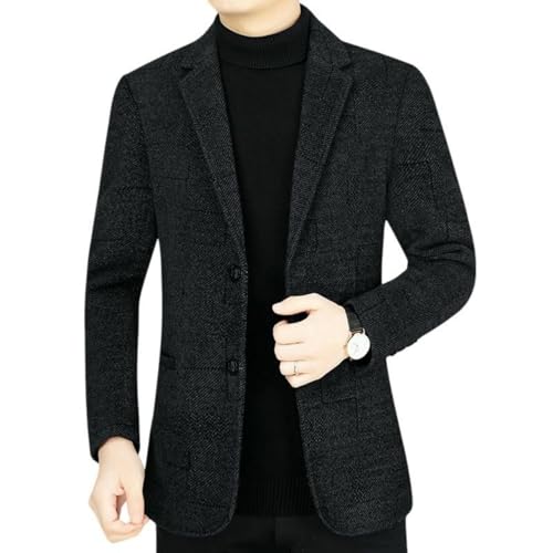 Blazer médiéval homme à coupe droite confortable et fermeture simple épurée