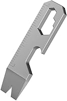 Vista 1 de EDC - Llavero de palanca de bolsillo multiherramienta, titanio, pequeño para llaveros