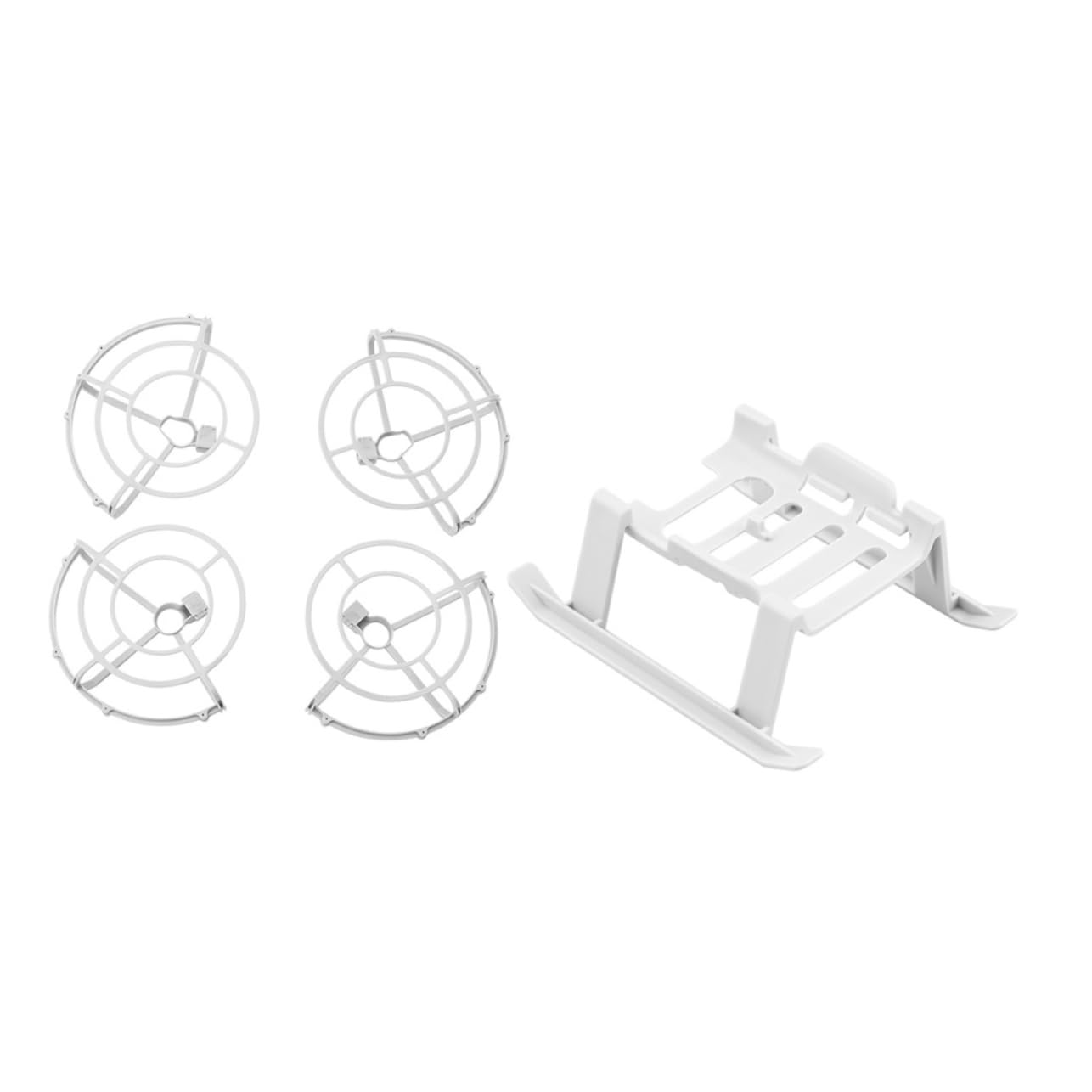 KOMBIUDA Anillo De Protección Cuchilla para Drones Extensor De Tren De Aterrizaje para Mini Cubierta Protectora De Hélice para UAV Compatible Extensión del Tren De Aterrizaje
