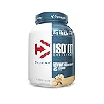 Dymatize ISO 100 Whey Protein Powder with 25g of Hydrolyzed 100% Whey Isolate, Gluten Free, Fast Digesting, Gourmet, 3 Pound, Vanilla, 3 Pound , 48 Oz