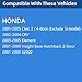 Gas Cap, Fuel Cap For Honda 2001-2005 Civic, 2002-2004 CRV, 2003-2005 Element, 2001-2006 Insight, 2001-2005 S2000 Replaces 17670-S5A-A32, 17670S5AA32