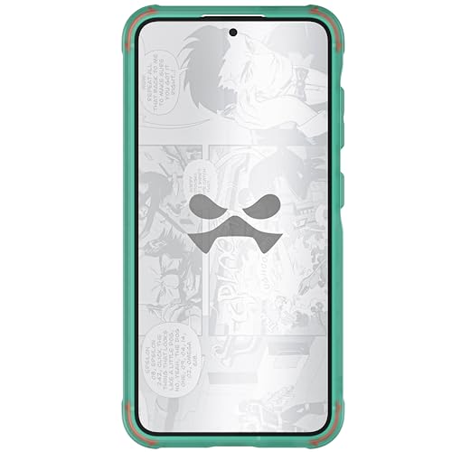 Image of Ghostek Covert Galaxy S24 Phone Case Clear with Military Grade Shockproof Protection, Non-Slip Grip, Protective Silicone Cover Designed for 2024 Samsung Galaxy S24 (6.2 inch) (Teal)