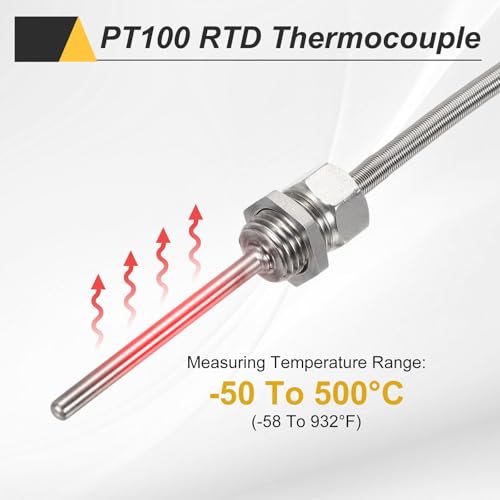 Thermocouple PT100 RTD inox pour réguler le chauffage industriel