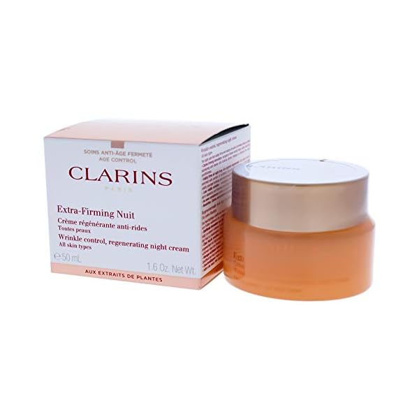 Clarins Extra-firming Wrinkle Control Regenerating Night Cream for Unisex clean 1.6 Ounce (Pack of 1)