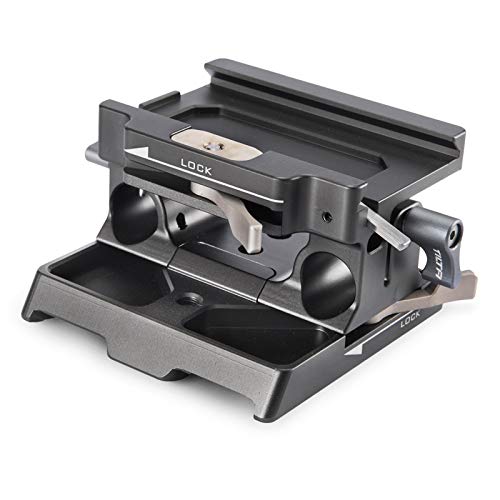 TILTA TA-BSP-15 15mm LWS Baseplate for BMPCC 4K Cage Blackmagic Pocket Cinema Camera 4K Rig (Tilta Gray)