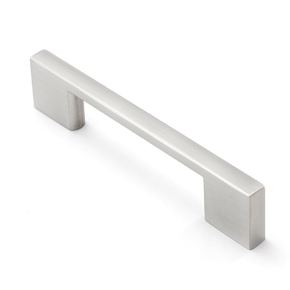 Dazzleeta 10 Pack Brushed Nickel Cabinet Pulls 3 Inch Silver Kitchen Cabinet Handles Drawer Cupboard Dresser Cabinet Hardware