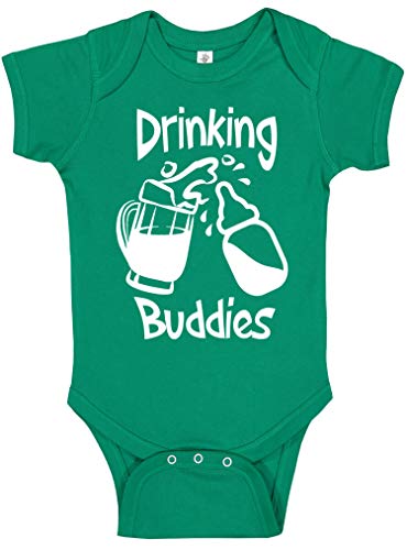 Image of Aiden's Corner Handmade Baby Boy Girl St Patricks Day Outfits Cute Funny Green Irish St Paddys Day Bodysuits