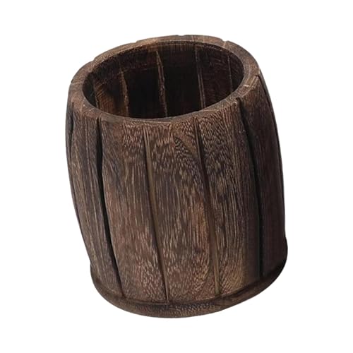 Luwecf 木製鉛筆ホルダーボックス パーティーの記念品収納ギフト デスクオーガナイザー お絵かき用