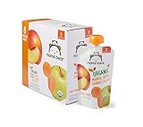 Amazon Brand - Mama Bear Organic Baby Food, Stage 2, Mango Apple Carrot Peach, 4 Ounce Pouch (Pack of 12)
