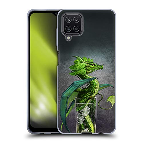 Funda gel para Samsung Galaxy A12 con diseño exclusivo de dragón