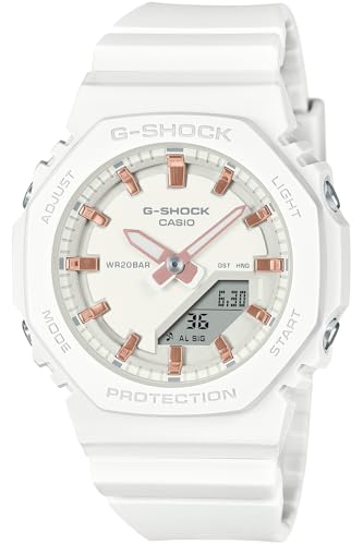Casio GMA-P2100 Wristwatch Minimal Size One Tone White-/Pink Gold Metallic Index Japan Import New