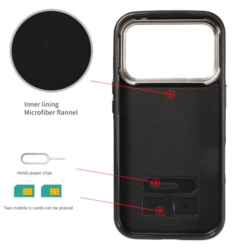 Coque iPhone 17 Pro portefeuille Asuwish avec support i17 2025 - 6