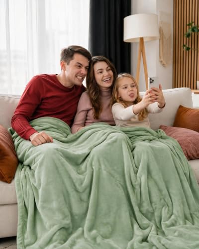 Good Nite Fleecedecke, flauschig, Flanell, warm, weich, Überwurf für Sofa, Couch, Tagesdecke – Ansicht 3