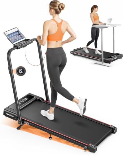 Miniatura 7 de 6 en 1 Cinta de Correr Plegable, 9% Inclinación, 12KM/H, 2.5HP Cinta Andar | LED Pantalla Dual, Control Remoto Magnético Mute, 12KM/H, App & Bluetooth, Walking Pad para Hogar/Oficina