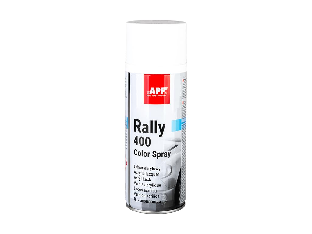 APP Rally 400 Color Spray - Barniz spray transparente brillante para coche, madera, metal | Incoloro brillante para todo tipo de superficies, alta cobertura | 400 ml — view 6