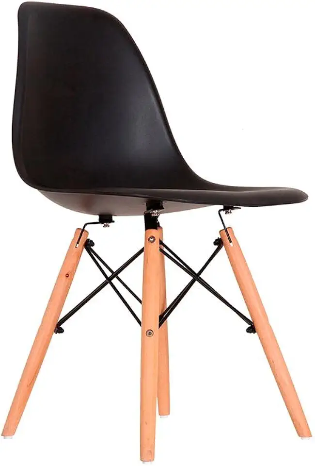 CADEIRA EAMES DSW MADEIRA CX 1 - PP PRETO