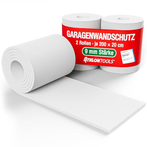 ATHLON TOOLS 2X Garagen Wandschutz Türkantenschutz Auto - je 2 m x 20 cm – Ansicht 1
