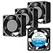 WINSINN wentylator 40 mm 12 V podwójne łożysko kulkowe bezszczotkowe 4020 40 x 20 mm do chłodzenia wytłaczarki do drukarki 3D - wysoka prędkość (opakowanie 4 szt.)