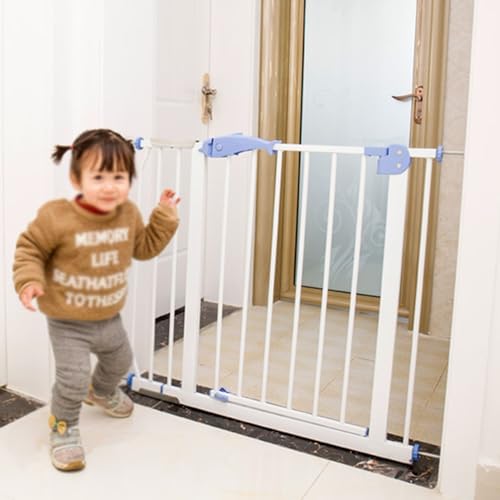 Barrière d'escalier sans vis à pression modulable pour chien