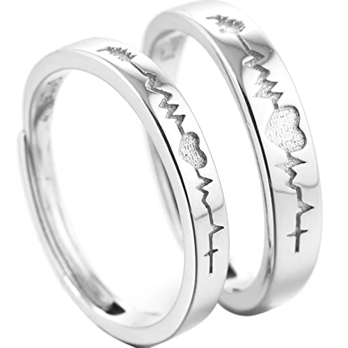 Bague ajustable en argent véritable alliance finie les erreurs de taille de doigt