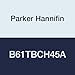 Parker Hannifin B61TADA5742A B6 Series Anodized Aluminum Pneumatic 4 Way Air Control Valve,240/230 VAC, 60/50 Hz,1/4" NPT NAMUR Mount Port Size