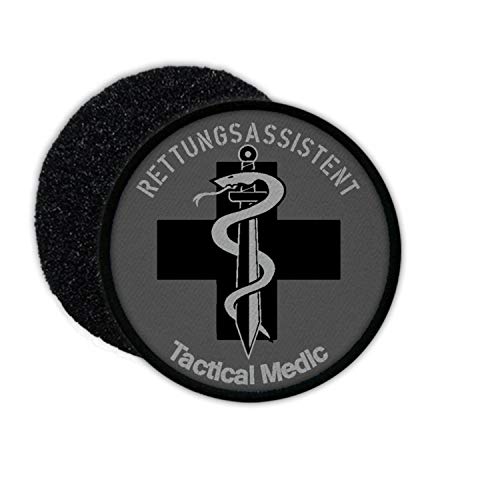 Copytec Patch Rettungsassistent Aufnäher Klett Sanitäter Polizei Bundeswehr BW. #32618