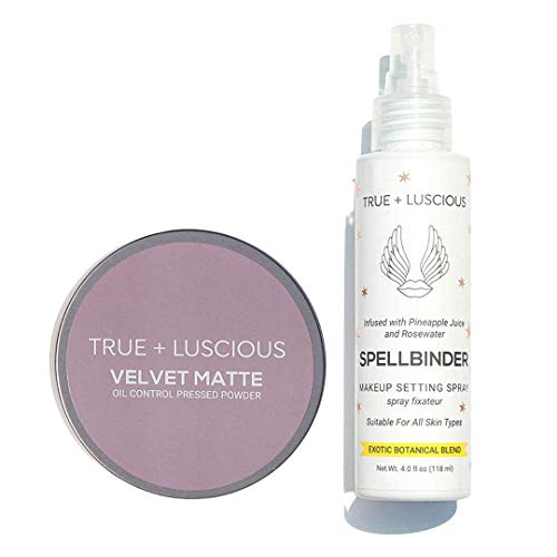 True + Luscious Velvet Matte Face Powder #4 & Spellbinder Setting Spray