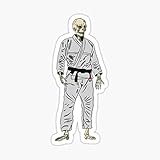 Death Brazilian Jiu-Jitsu Sticker - Sticker Graphic - Auto, Wall, Laptop, Cell, Truck Sticker for Windows, Cars, Trucks