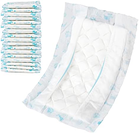 Leopinky Disposable Dog Diaper Booster Pads L - 50 Count, Dog Diaper Liners for Male & Female Dogs, Inserts fit Most Puppy Diapers - Pet Belly Bands and Male Dog Wraps