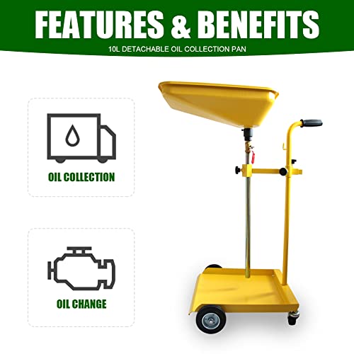 Waste Oil Drain Collector Telescopic Waste Oil