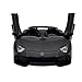Lmoy 1:32 Scale Die-cast Super Sports Car Lambo Aventador J Pull Back Cabriolet Metal Model Toy Car with Light & Sound Gift for Children (Black)