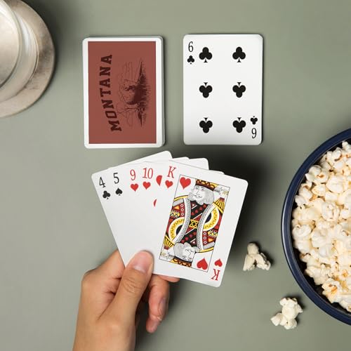 Lantern Press Montana Baraja de 52 cartas póker miniatura 2