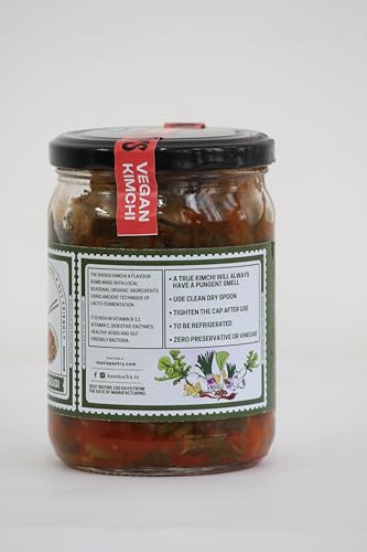 Image of MAVI's Radish Kimchi | Korean Kimchi | Artisanal Probiotic Pickle | Natural, Organic & Vegan | No Preservatives, No Artificial Flavour or Colour | 500g Each (Pack of 2)