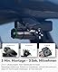 VANTRUE N2X 2.7K+1080P Dashcam Auto Vorne Innen, STARVIS 2 Dual HDR Nachtsicht Dash Cam, 2.5K/60FPS Front, GPS, 5GHz WiFi, App & Sprachsteuerung, 2″ 323° Dasch-Cam 24/7 Parkmodus, G Sensor, max. 1TB