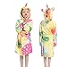 Produktbild Kapuzenkinder Bademäntel Kinder Star Regenbogen Bademantel Tier Für Jungen Mädchen Pyjamas Nachthemd Kinder Nachtwäsche -Colored stars-11