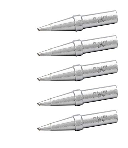 Image of Genuine Weller WE1010 Soldering Tip Set (ETA-5), Screwdriver, 0.062 inch / 1.6 mm, 5 PCS
