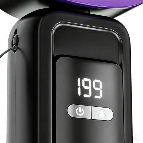 Ventilateur portable rechargeable à main, mini refroidisseur pliable LED - 8