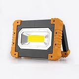 2 , Hohe Helligkeit und Energieeinsparung - Das tragbare LED Arbeitslicht ist Suoer hell mit 1250 Lumen. Es kann 2-8 Stunden nach der vollen Ladung verwendet werden. Das Flutlicht ist sehr umweltbedingt und energiegeladen als herkömmliche Lichter und spart Elektrizität!