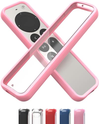 Coque Apple TV anti-chute ultime TotalMount Air Rim fine avec protection hybride rose