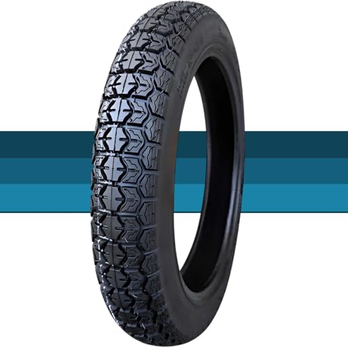 MZBZYU 2.75-14 Street Tire, Black Sidewall 2.75x14 Dirt Bike Tire for Moped, 2.75 14 Pneumatic Tires, 300kpa 44P 8P.R.