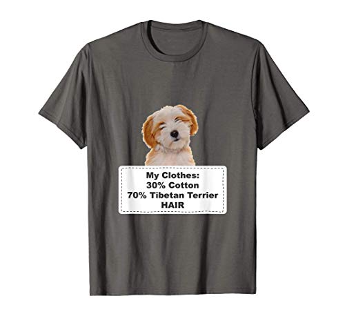 Funny Shedding Dog Tibetan terrier Camiseta