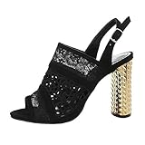 High Heel Sandaletten für Damen sind ein optisch toller Begleiter durch den Sommer. Durch den Absatz sorgen sie für feminine Eleganz, die Variante mit Plateau zaubert endlos lange Beine. Zu den beliebten Farbtönen zählen vor allem Weiß, Silber, Schwarz, Braun und Beige. Die hübschen Schuhe passen wunderbar zum luftigen Sommerkleid, aber auch zu extravaganteren Kleidern bei Festen oder einem gehobenen Dinner.