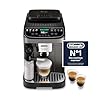 De’Longhi Magnifica Evo Next - Perfetto Machine à Café Automatique avec LatteCrema Mousseur à Lait Automatique, 13 Boissons en une Seule Touche, Écran Tactile Couleurs, Titane et Noir (ECAM312.80.TB)
